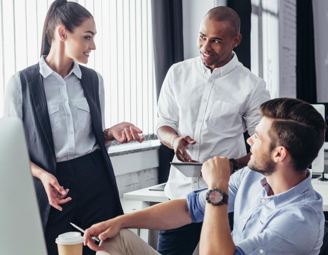 Group discussion on a potential cyber threat